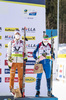 10.03.2020, xkvx, Biathlon IBU Cup Obertilliach, Einzel Herren, v.l. Justus Strelow (Germany) und Heikki Laitinen (Finland)  / 