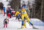 10.03.2020, xkvx, Biathlon IBU Cup Obertilliach, Einzel Damen, v.l. Elisabeth Hoegberg (Sweden)  / 