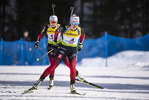 10.03.2020, xkvx, Biathlon IBU Cup Obertilliach, Einzel Damen, v.l. Karoline Erdal (Norway)  / 