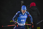 11.03.2020, xsoex, Biathlon IBU Weltcup NoveMesto na Morave, Sprint Herren, v.l. Lukas Hofer (Italy) in Aktion / in action competes