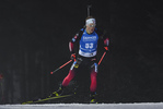 11.03.2020, xsoex, Biathlon IBU Weltcup NoveMesto na Morave, Sprint Herren, v.l. Johannes Dale (Norway) in Aktion / in action competes