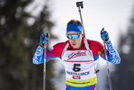 12.03.2020, xkvx, Biathlon IBU Cup Obertilliach, Sprint Herren, v.l. Vasilii Tomshin (Russia)  / 