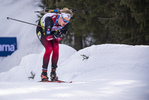 12.03.2020, xkvx, Biathlon IBU Cup Obertilliach, Sprint Herren, v.l. Filip Fjeld Andersen (Norway)  / 