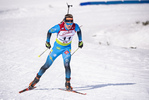 12.03.2020, xkvx, Biathlon IBU Cup Obertilliach, Sprint Herren, v.l. Martin Bourgeois Republique (France)  / 