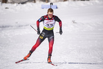 12.03.2020, xkvx, Biathlon IBU Cup Obertilliach, Sprint Herren, v.l. Sivert Guttorm Bakken (Norway)  / 