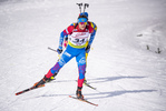 12.03.2020, xkvx, Biathlon IBU Cup Obertilliach, Sprint Herren, v.l. Semen Suchilov (Russia)  / 
