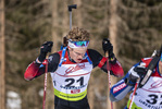 12.03.2020, xkvx, Biathlon IBU Cup Obertilliach, Sprint Herren, v.l. Filip Fjeld Andersen (Norway)  / 