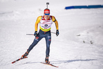 12.03.2020, xkvx, Biathlon IBU Cup Obertilliach, Sprint Herren, v.l. Lucas Fratzscher (Germany)  / 
