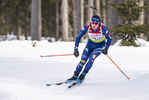 12.03.2020, xkvx, Biathlon IBU Cup Obertilliach, Sprint Herren, v.l. Daniele Cappellari (Italy)  / 