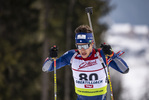 12.03.2020, xkvx, Biathlon IBU Cup Obertilliach, Sprint Herren, v.l. David Zingerle (Italy)  / 