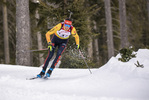 12.03.2020, xkvx, Biathlon IBU Cup Obertilliach, Sprint Herren, v.l. Philipp Lipowitz (Germany)  / 