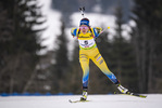 12.03.2020, xkvx, Biathlon IBU Cup Obertilliach, Sprint Damen, v.l. Elisabeth Hoegberg (Sweden)  / 