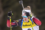 12.03.2020, xkvx, Biathlon IBU Cup Obertilliach, Sprint Damen, v.l. Karoline Erdal (Norway)  / 
