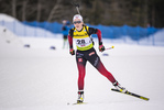 12.03.2020, xkvx, Biathlon IBU Cup Obertilliach, Sprint Damen, v.l. Emilie Aagheim Kalkenberg (Norway)  / 