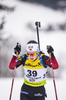 12.03.2020, xkvx, Biathlon IBU Cup Obertilliach, Sprint Damen, v.l. Marthe Krakstad Johansen (Norway)  / 