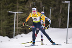 12.03.2020, xkvx, Biathlon IBU Cup Obertilliach, Sprint Damen, v.l. Vanessa Voigt (Germany)  / 
