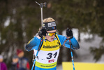 12.03.2020, xkvx, Biathlon IBU Cup Obertilliach, Sprint Damen, v.l. Sophie Chauveau (France)  / 