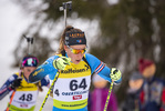12.03.2020, xkvx, Biathlon IBU Cup Obertilliach, Sprint Damen, v.l. Caroline Colombo (France)  / 