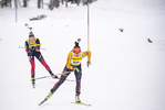 12.03.2020, xkvx, Biathlon IBU Cup Obertilliach, Sprint Damen, v.l. Juliane Fruehwirt (Germany)  / 