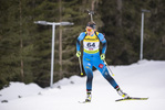 12.03.2020, xkvx, Biathlon IBU Cup Obertilliach, Sprint Damen, v.l. Caroline Colombo (France)  / 
