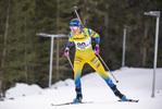 12.03.2020, xkvx, Biathlon IBU Cup Obertilliach, Sprint Damen, v.l. Sara Andersson (Sweden)  / 