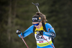 12.03.2020, xkvx, Biathlon IBU Cup Obertilliach, Sprint Damen, v.l. Camille Bened (France)  / 