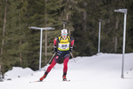 12.03.2020, xkvx, Biathlon IBU Cup Obertilliach, Sprint Damen, v.l. Juni Arnekleiv (Norway)  / 