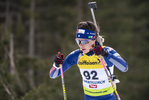 12.03.2020, xkvx, Biathlon IBU Cup Obertilliach, Sprint Damen, v.l. Linda Zingerle (Italy)  / 