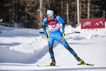 13.03.2020, xkvx, Biathlon IBU Cup Obertilliach, Sprint Herren, v.l. Hugo Rivail (France)  / 