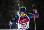 13.03.2020, xkvx, Biathlon IBU Cup Obertilliach, Sprint Herren, v.l. Serafin Wiestner (Switzerland)  / 