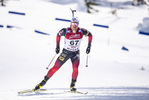 13.03.2020, xkvx, Biathlon IBU Cup Obertilliach, Sprint Herren, v.l. Haavard Gutuboe Bogetveit (Norway)  / 