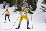 13.03.2020, xkvx, Biathlon IBU Cup Obertilliach, Sprint Damen, v.l. Felicia Lindqvist (Sweden)  / 