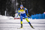 13.03.2020, xkvx, Biathlon IBU Cup Obertilliach, Sprint Damen, v.l. Irina Kruchinkina (Belarus)  / 