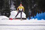 13.03.2020, xkvx, Biathlon IBU Cup Obertilliach, Sprint Damen, v.l. Juliane Fruehwirt (Germany)  / 