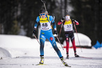 13.03.2020, xkvx, Biathlon IBU Cup Obertilliach, Sprint Damen, v.l. Paula Botet (France)  / 
