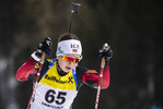 13.03.2020, xkvx, Biathlon IBU Cup Obertilliach, Sprint Damen, v.l. Marthe Krakstad Johansen (Norway)  / 