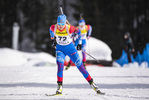 13.03.2020, xkvx, Biathlon IBU Cup Obertilliach, Sprint Damen, v.l. Anastasiia Egorova (Russia)  / 
