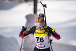 13.03.2020, xkvx, Biathlon IBU Cup Obertilliach, Sprint Damen, v.l. Jenny Enodd (Norway)  / 