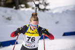 13.03.2020, xkvx, Biathlon IBU Cup Obertilliach, Sprint Damen, v.l. Jenny Enodd (Norway)  / 
