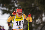 13.03.2020, xkvx, Biathlon IBU Cup Obertilliach, Sprint Damen, v.l. Hanna Kebinger (Germany)  / 