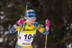 13.03.2020, xkvx, Biathlon IBU Cup Obertilliach, Sprint Damen, v.l. Anna Hedstrom (Sweden)  / 