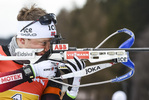 14.03.2020, xsoex, Biathlon IBU Weltcup NoveMesto na Morave, Mixed-Staffel, v.l. Tarjei Boe (Norway) in Aktion am Schiessstand / at the shooting range