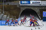 14.03.2020, xsoex, Biathlon IBU Weltcup NoveMesto na Morave, Mixed-Staffel, v.l. Dunja Zdouc (Austria) and Tiril Eckhoff (Norway) in Aktion / in action competes
