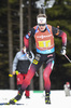 14.03.2020, xsoex, Biathlon IBU Weltcup NoveMesto na Morave, Mixed-Staffel, v.l. Tarjei Boe (Norway) in Aktion / in action competes