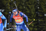 14.03.2020, xsoex, Biathlon IBU Weltcup NoveMesto na Morave, Mixed-Staffel, v.l. Dominik Windisch (Italy) in Aktion / in action competes