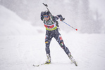 14.03.2020, xkvx, Biathlon IBU Cup Obertilliach, Mixed-Staffel, v.l. Eleonora Fauner (Italy)  / 