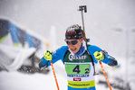 14.03.2020, xkvx, Biathlon IBU Cup Obertilliach, Mixed-Staffel, v.l. Caroline Colombo (France)  / 
