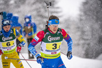 14.03.2020, xkvx, Biathlon IBU Cup Obertilliach, Mixed-Staffel, v.l. Semen Suchilov (Russia)  / 