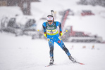 14.03.2020, xkvx, Biathlon IBU Cup Obertilliach, Mixed-Staffel, v.l. Oscar Lombardot (France)  / 