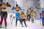 14.03.2020, xkvx, Biathlon IBU Cup Obertilliach, Single-Mixed-Staffel, v.l. Paula Botet (France)  / 